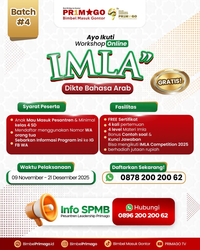 Workshop IMLA Bimbel Primago