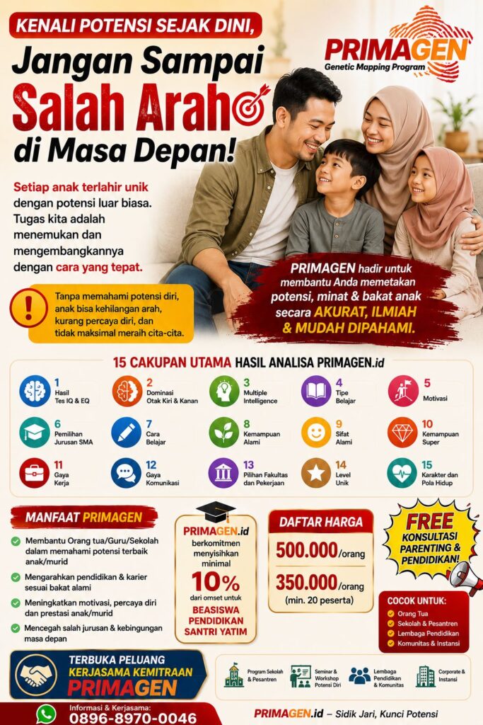 Tes Sidik Jari Minat Bakat Untuk Anak | pendaftaran bina insan mulia